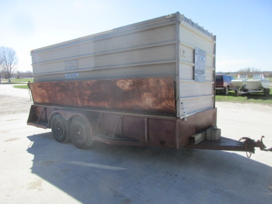 74" X 16' 1979 CCC, Inc. Job Site Trailer