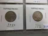 6 Buffalo Nickels