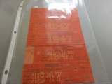 1946 Duck Shipping Coupons/Hunting License