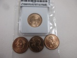 2 Sacagawea & 2 Presidential Dollars