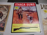 Ithaca Guns metal sign