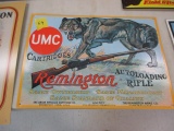 UMC Cartridges metal sign