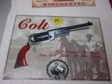 Colt metal sign