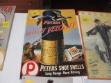 Peters Shot Shells metal sign