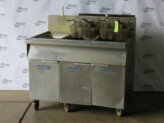Imperial Natural Gas Double Side Car Fryer