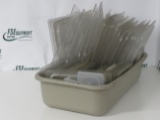 Bin of Asst. Plastic Insert Lids