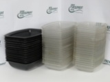 Asst. Plastic Ribbed Bowls