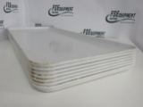 White Plastic Serving Trays