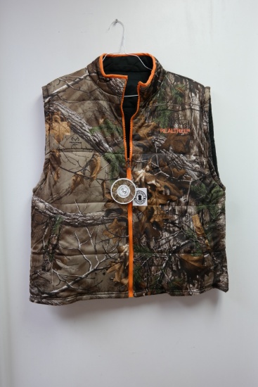 Realtree vest reversable NEW