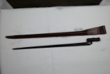 Mosin Nagant Spike Bayonet w/ Scabbard