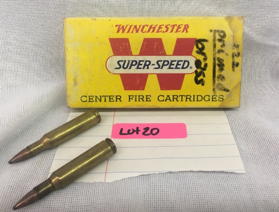 Winchester Super-Speed 222 Remington
