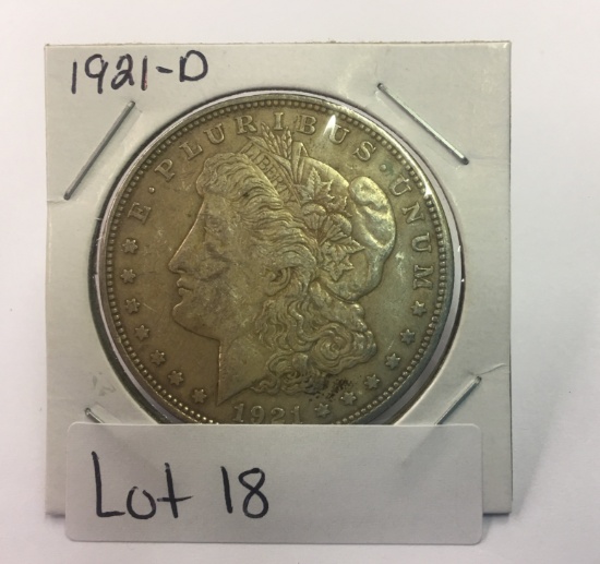 1921-D Morgan Silver Dollar