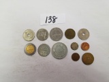 Lot of miscellaneous Foreign Coins