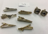 Assortment of Tie Clips and Cuff Links