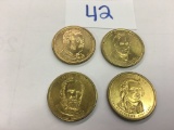 $1 GOLD PRESIDENT COINS
