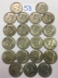 21 1776-1976 Bicentennial Kennedy Half Dollar Coin
