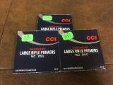 CCI NO. 250 MAGNUM LARGE RIFLE PRIMERS