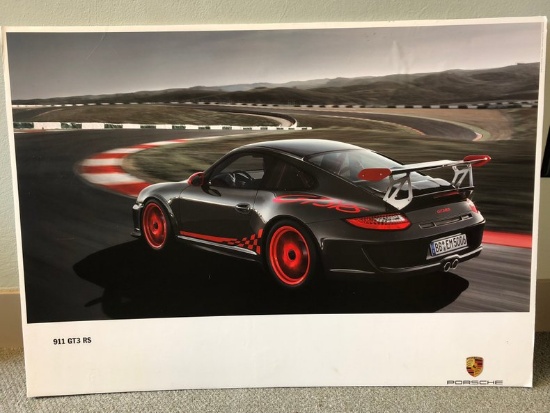 Mounted Factory Porsche Posters (Set of 3)