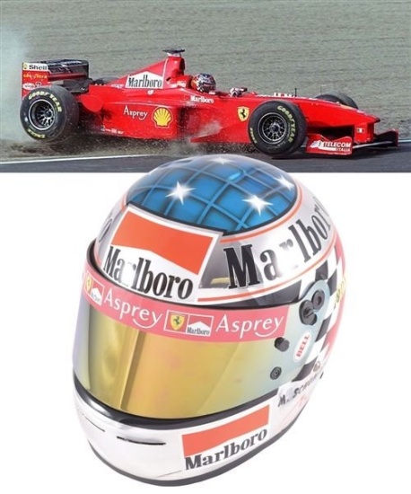 Racing Helmet M.Schumacher Bell Formula 1 Ferrari Replica Helmet