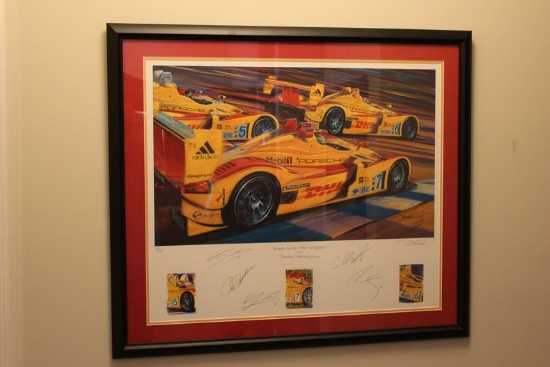 Porsche Race Cars Along came the Spyders - Print
