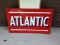 Atlantic 2 Sided Porcelain Sign