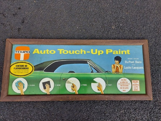 TEMPO Auto Touch-Up Paint - Metal Sign
