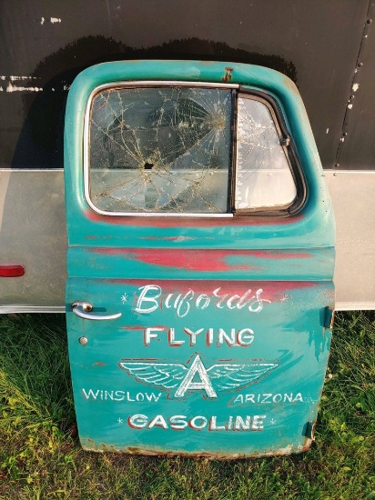 Truck Door Garage Art Bufords Flying Gasoline
