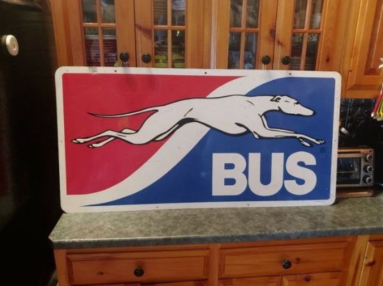 Greyhound Bus Stop 4ft 2 Sided Sign