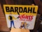 1960s Bardahl Oil Grime Fighter Tin Sign