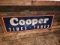1960s Cooper Tin Self Framed Sign