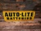 1950s Auto Lite Ford Batteries Tin Sign