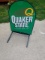 Quaker State Tin Curb Sign