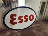 1955 Esso  Porcelain Sign