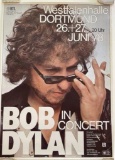 Original Rare Bob Dylan Germany Concert Poster