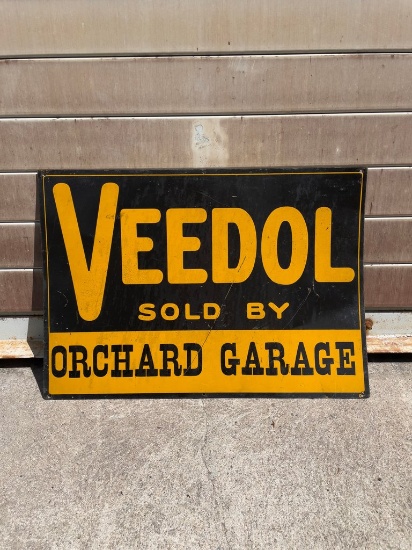 Small Veedol Oil Sign