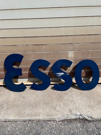 Esso Letters Sign