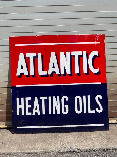 Large Atlantic Heating Oil Sign