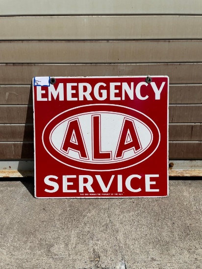 ALA Emergency Service Sign