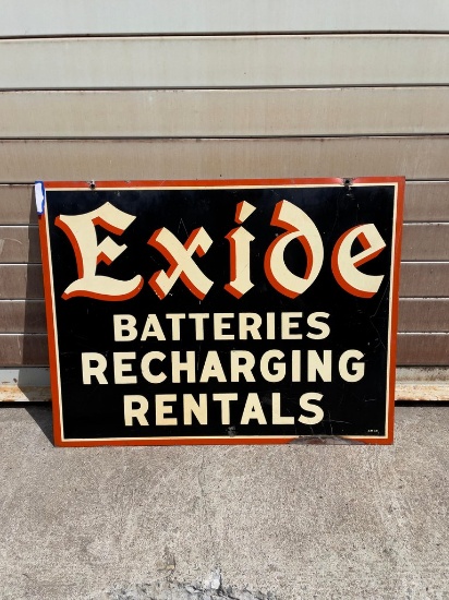 Exide Battery Sign