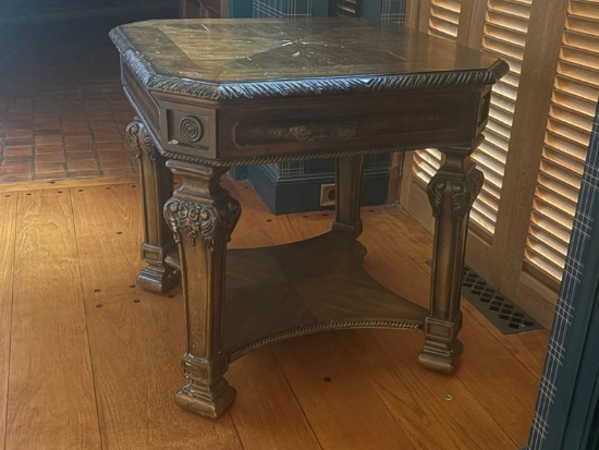 Wooden End Table