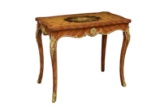 A Louis XV Style Gilt Metal Mounted Side Table 20th Century