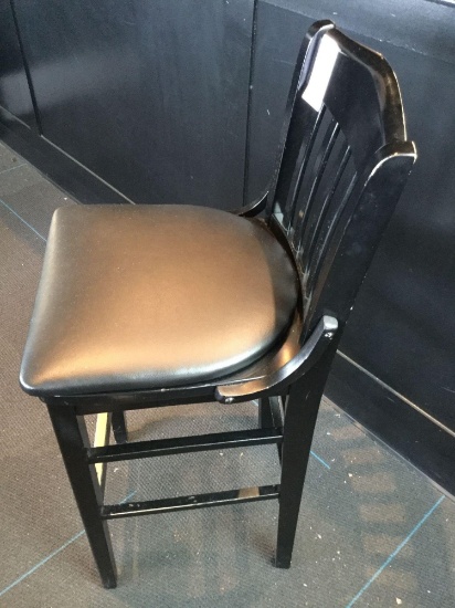 Stool 30in black Dietz and Son