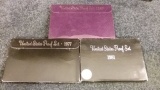 1977, 1981, 1987 Proof Sets