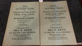 1940 & 1941 Coin Auction Sale catalogs