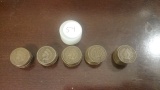 Roll of 50 Indian cents