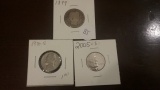 2005-S Proof Deep Cameo Nickel, 1899 Barber Quarter, 1971-S Nickel