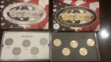 2007 Gold and 2007 Platinum Plated State Quarter Set