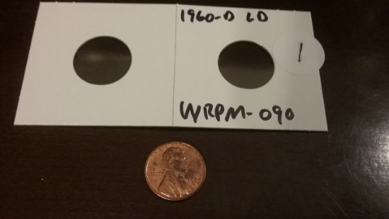 1960-D Large Date Cent Repunched Mint Mark