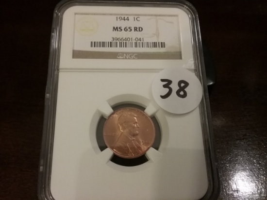 NGC 1944 MS-65 RED One Cent