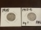 1913-D type 1 and 1915 Buffalo Nickels